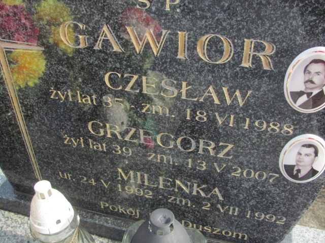 Grzegorz Gawior 1968 Brzeziny k/Morawicy - Grobonet - Wyszukiwarka osób pochowanych