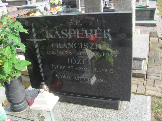 Grób Franciszka Kasperek