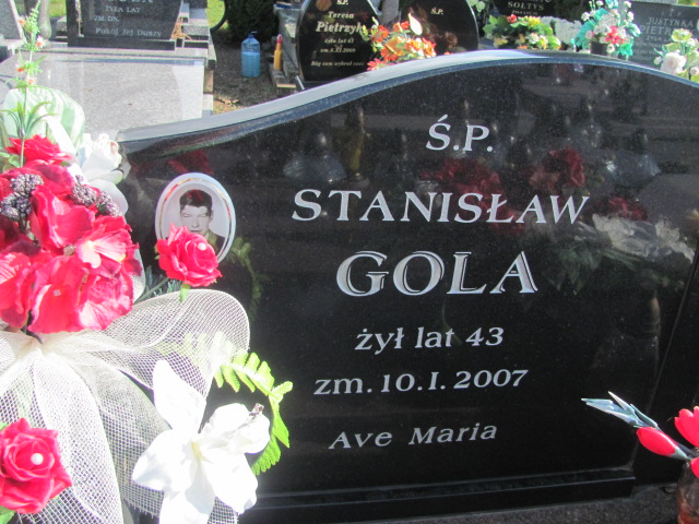 Władysław Gola 1924 Brzeziny k/Morawicy - Grobonet - Wyszukiwarka osób pochowanych