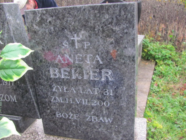 Anna Bekier 1963 Brzeziny k/Morawicy - Grobonet - Wyszukiwarka osób pochowanych