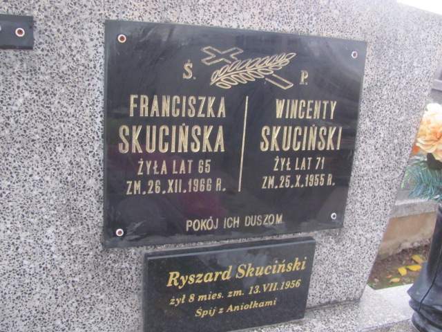 Franciszka Skucińska 1901 Brzeziny k/Morawicy - Grobonet - Wyszukiwarka osób pochowanych