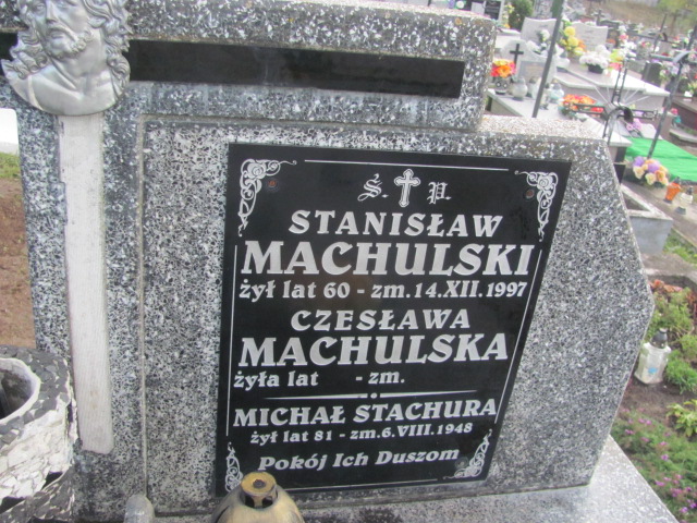 Stanisław Machulski 1937 Brzeziny k/Morawicy - Grobonet - Wyszukiwarka osób pochowanych