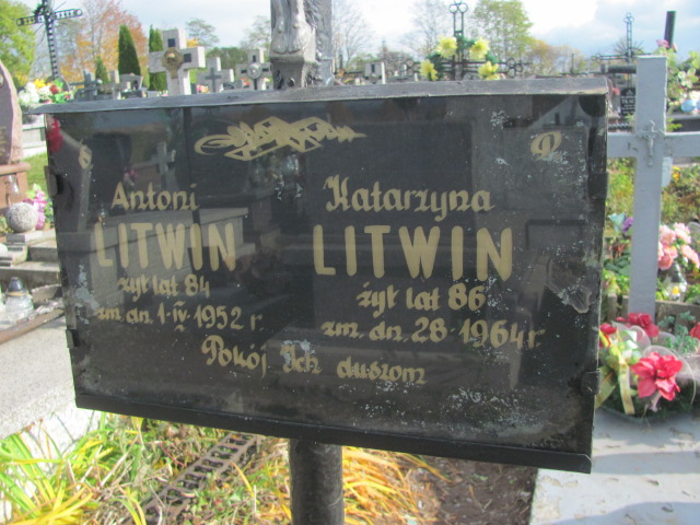 Antoni Litwin 1868 Brzeziny k/Morawicy - Grobonet - Wyszukiwarka osób pochowanych