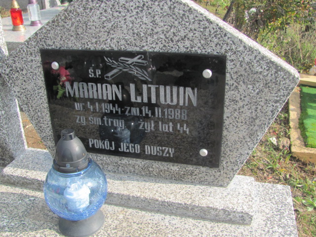 Marian Litwin 1944 Brzeziny k/Morawicy - Grobonet - Wyszukiwarka osób pochowanych