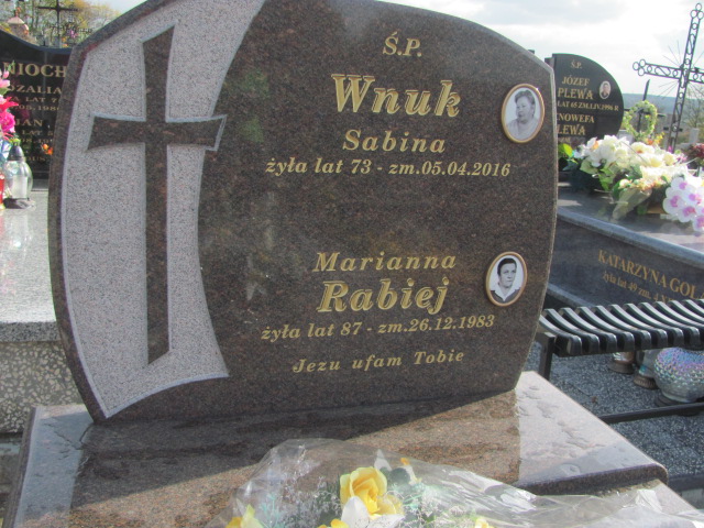 Marianna Rabiej 1896 Brzeziny k/Morawicy - Grobonet - Wyszukiwarka osób pochowanych