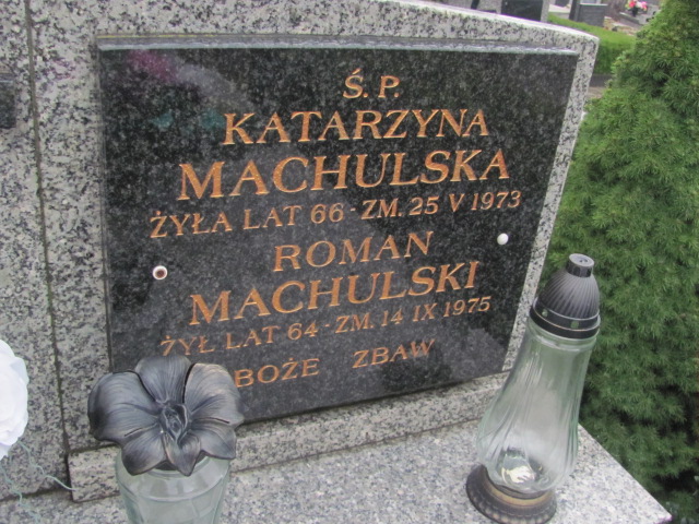 Katarzyna Machulska 1907 Brzeziny k/Morawicy - Grobonet - Wyszukiwarka osób pochowanych