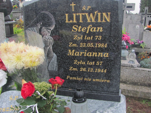 Marianna Litwin 1887 Brzeziny k/Morawicy - Grobonet - Wyszukiwarka osób pochowanych