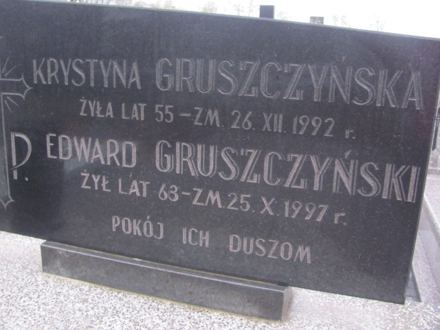 Krystyna Gruszczyńska 1937 Brzeziny k/Morawicy - Grobonet - Wyszukiwarka osób pochowanych