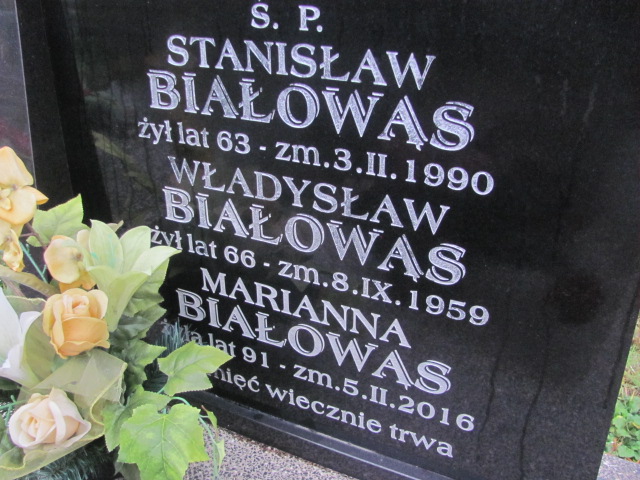 Grób Władysław Białowąs